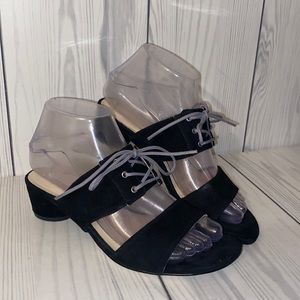 Alterre Black Sandal + Tilda Strap (interchangeable Strap)